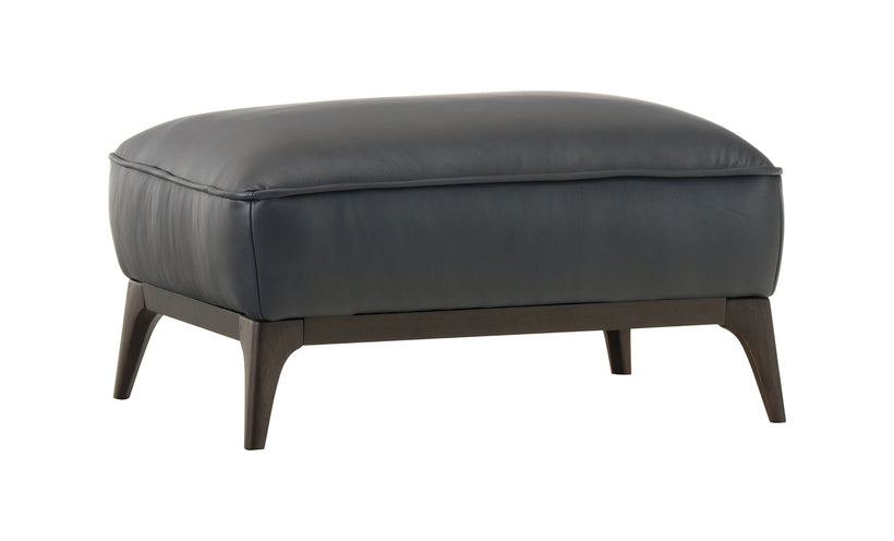 Nadia Leather Ottoman